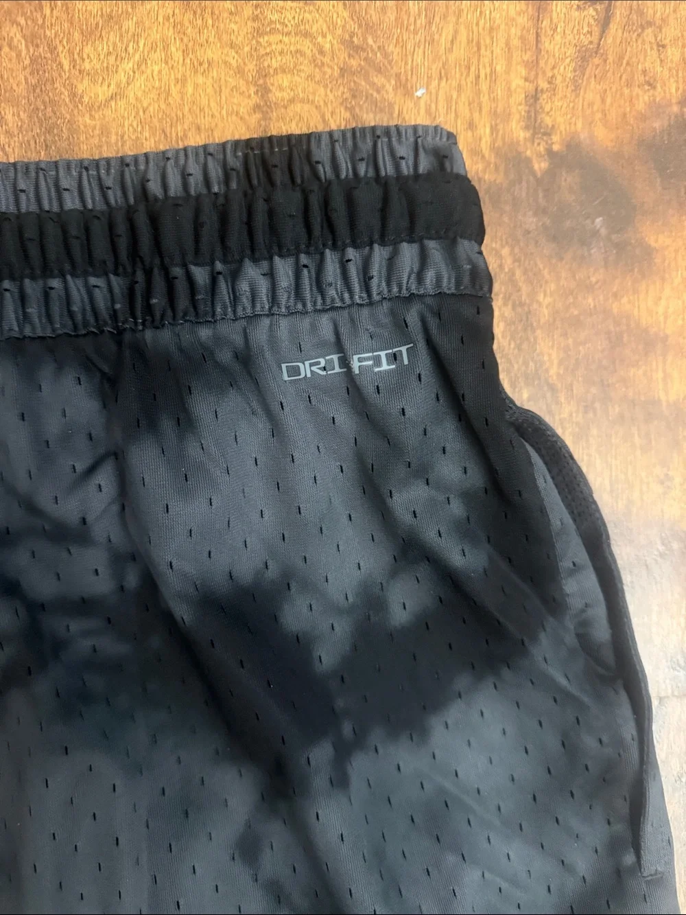 Jordan Black Athletic Shorts with White Trim